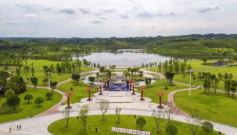 研溪湿地公园图